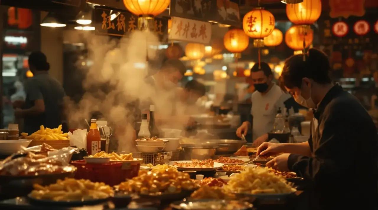 有味人间剧照背景