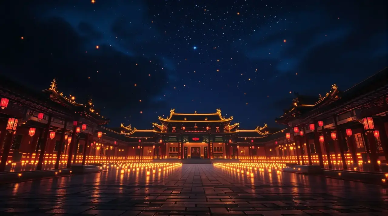 夜宫剧照背景
