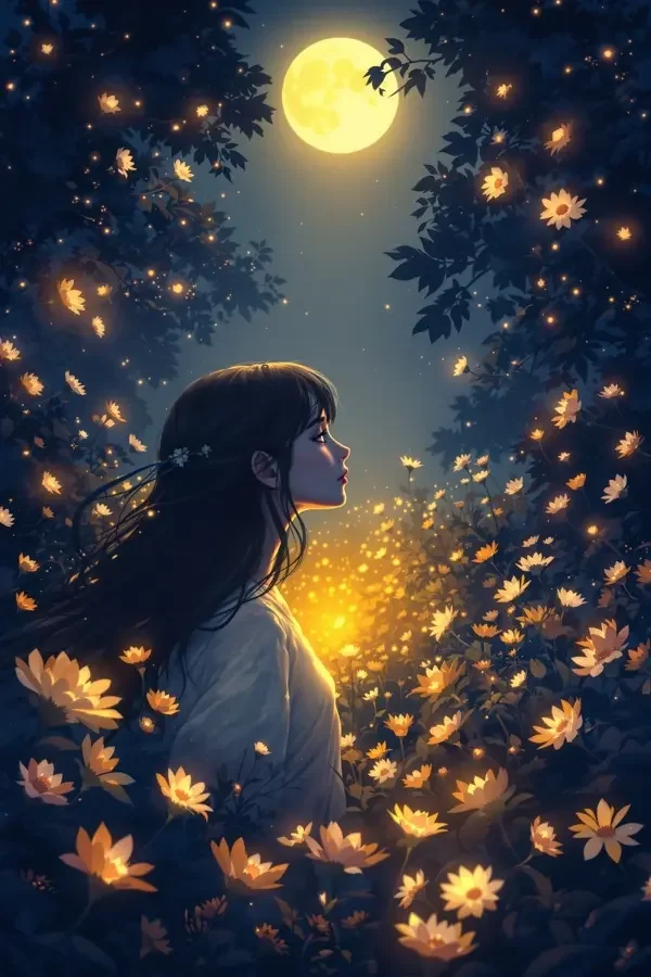 花园女孩海报